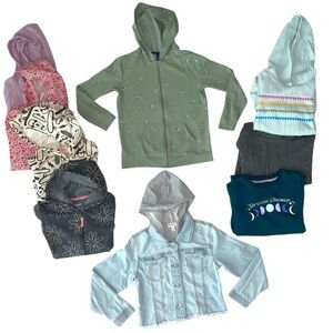 BUNDLES GIRLS JACKETS AND ZIP UPS